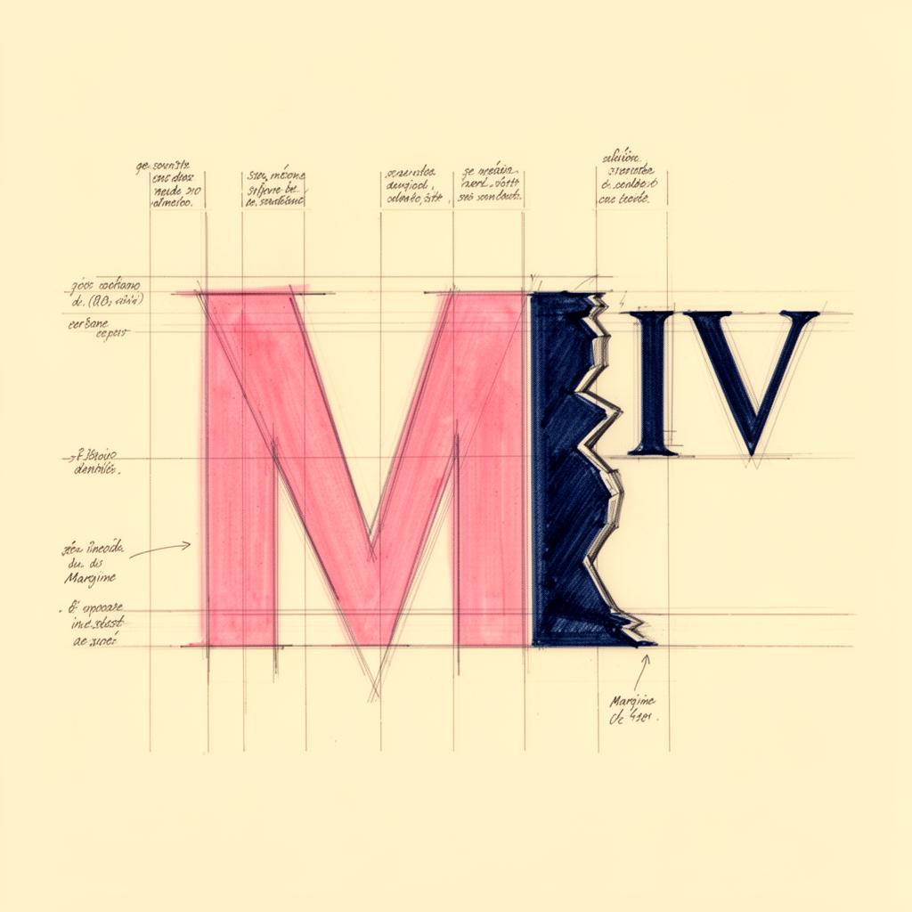 Costruzione del logo — Margine — N° 04