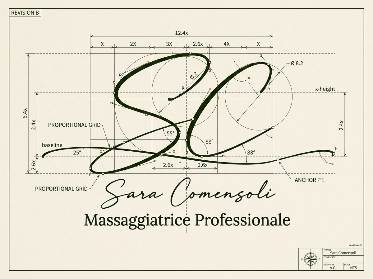 Costruzione del logo — Sara Comensoli