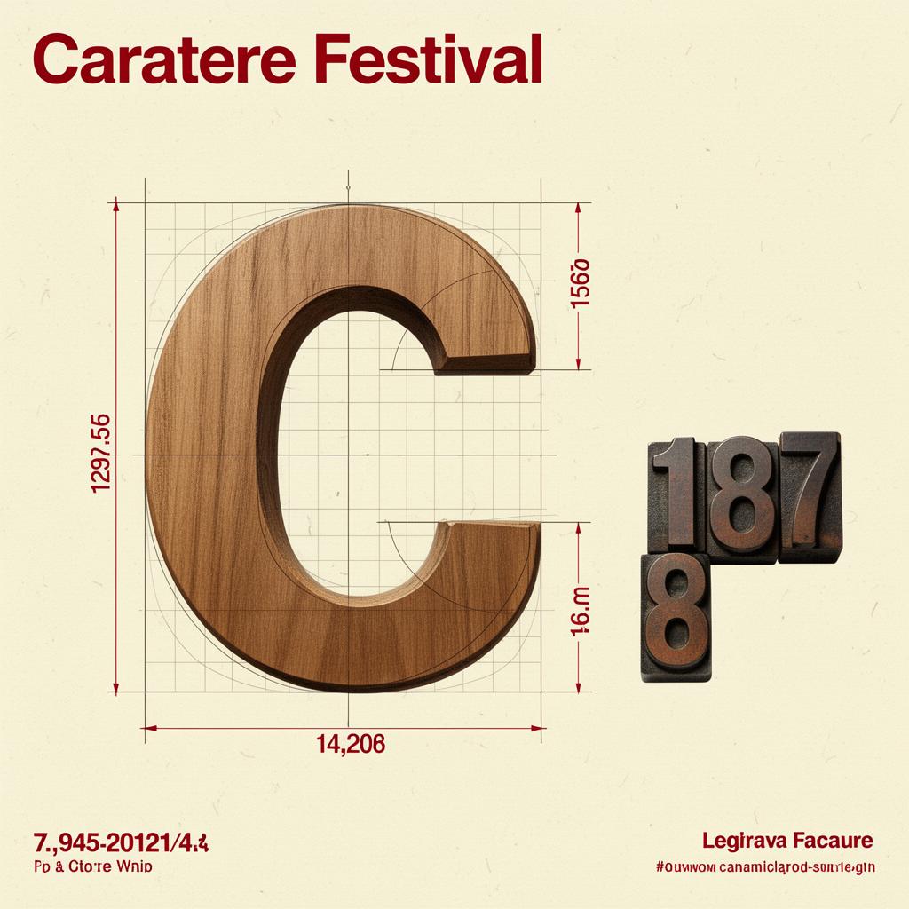 Costruzione del logo — Carattere Festival